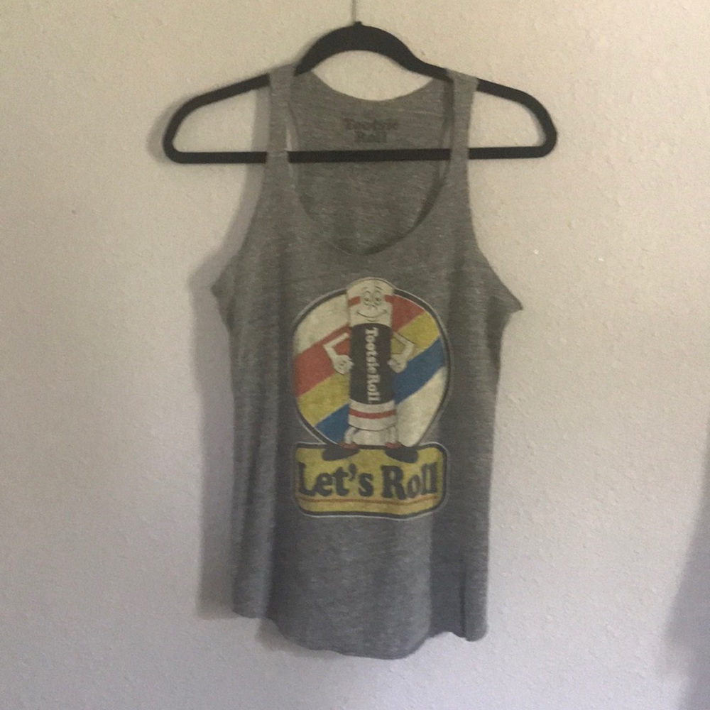 Forever21 Graphic Tank Let’s Roll Size M